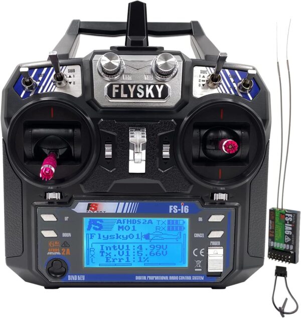 FlySky FS-i6 2.4G 6CH RC Transmitter With FS-iA6B Receiver - Image 4